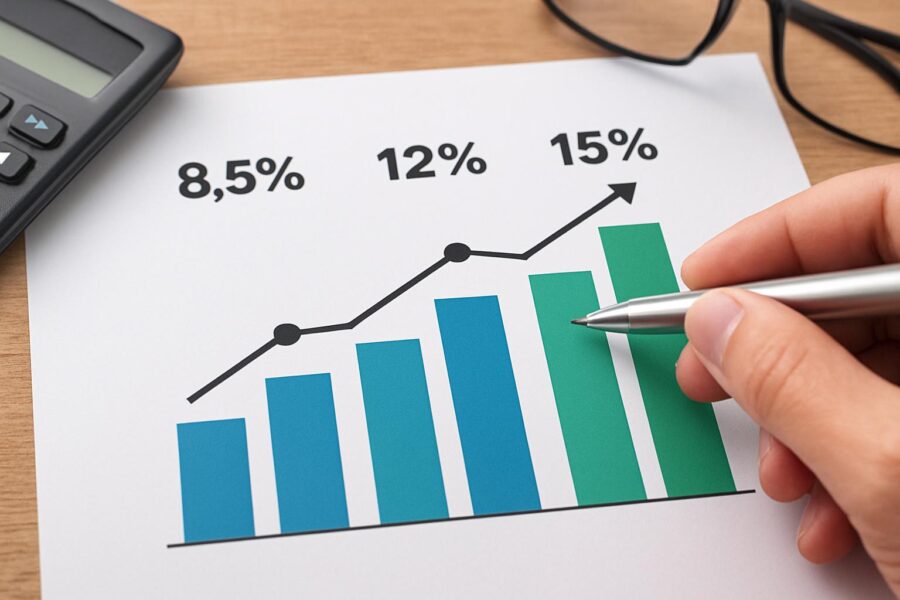 Ryczałt 8,5% vs 12% vs 15% – analiza stawek dla branży usługowej i IT w 2026 roku