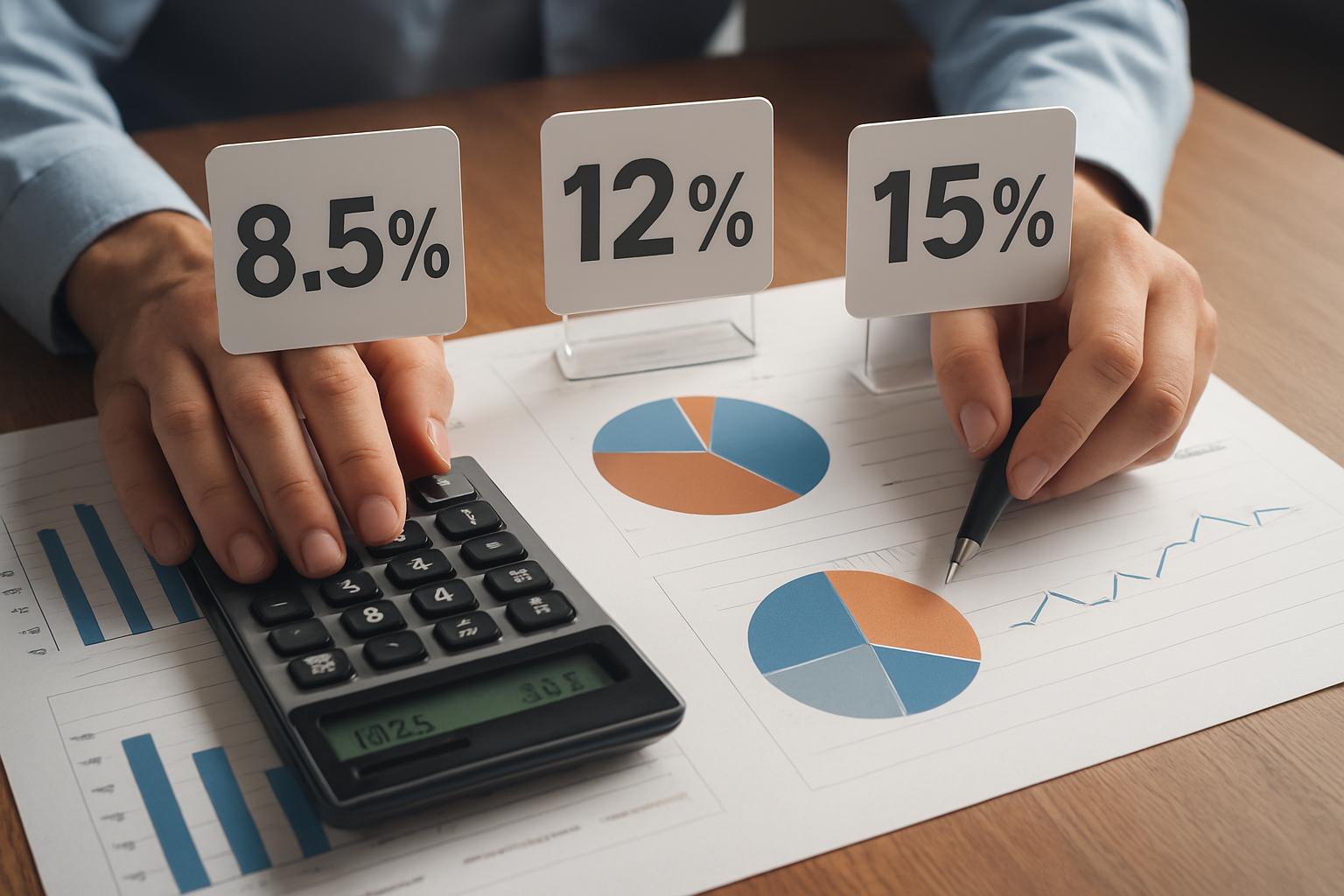 Ryczałt 8,5% vs 12% vs 15% – analiza stawek dla branży usługowej i IT w 2026 roku.. Jak w praktyce wygląda decyzja o wyborze stawki w 2026 roku