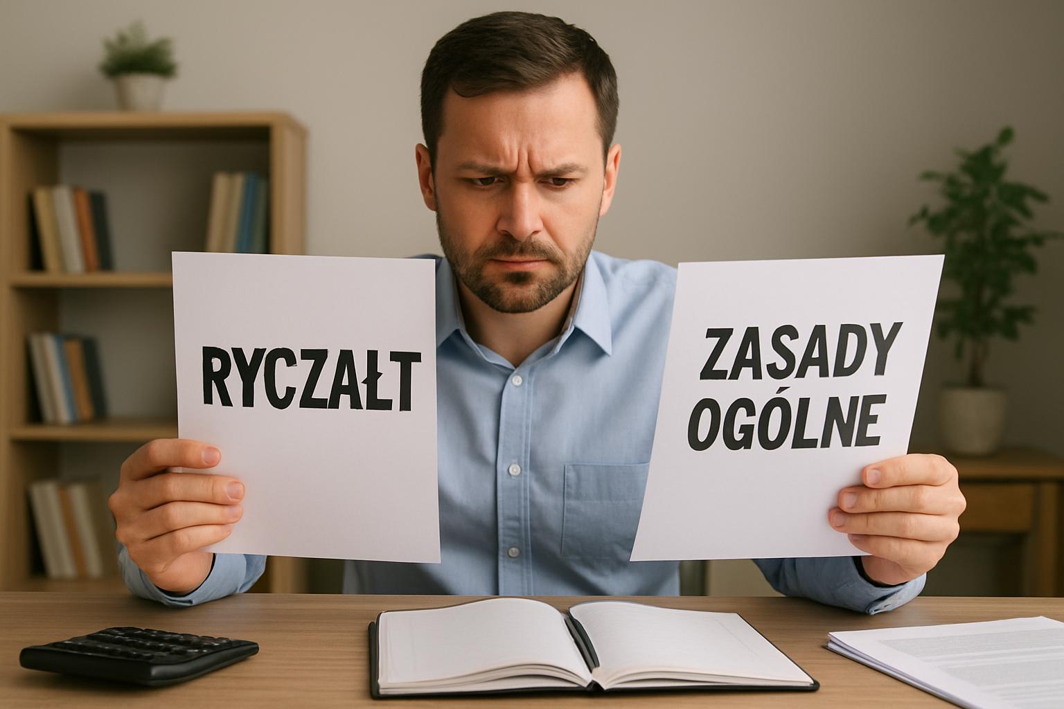 Przejście z ryczałtu na zasady ogólne w trakcie roku – kiedy to się realnie opłaca?. Ryczałt ewidencjonowany a zasady ogólne – co trzeba wiedzieć na start Przejście z ryczałtu na zasady ogólne w trakcie roku – kiedy to się realnie opłaca?. Ryczałt ewidencjonowany a zasady ogólne – co trzeba wiedzieć na start
